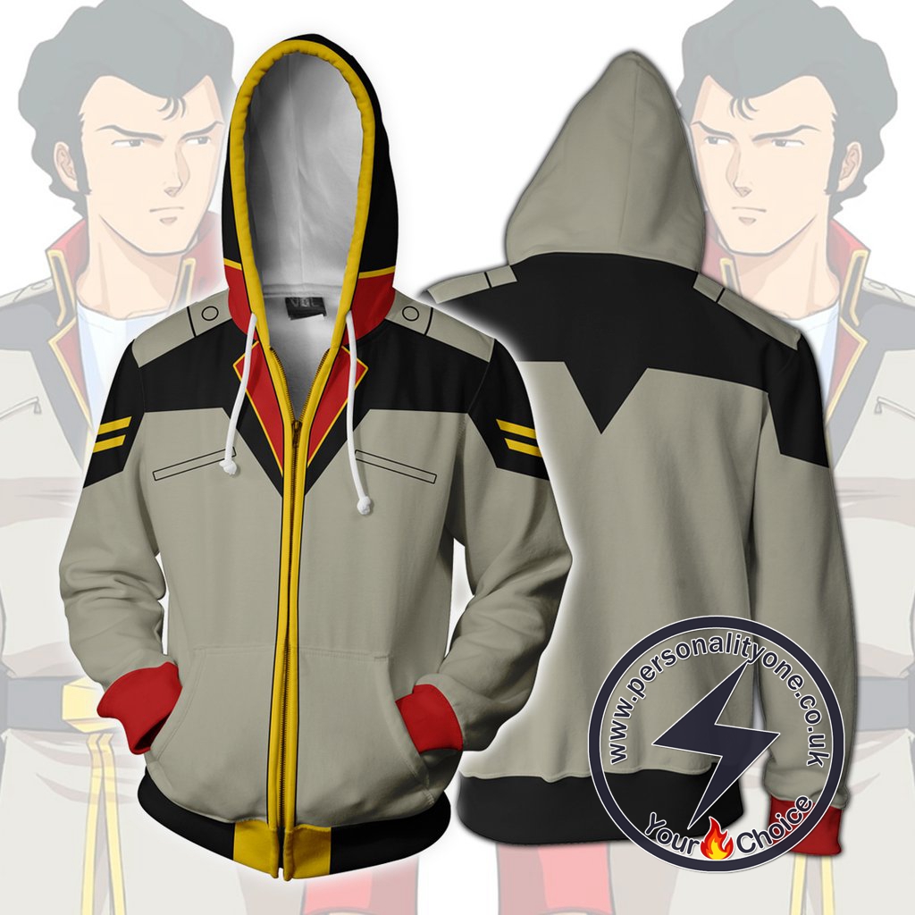 Mobile Suit Gundam Hoodie - Bright Noa Jacket